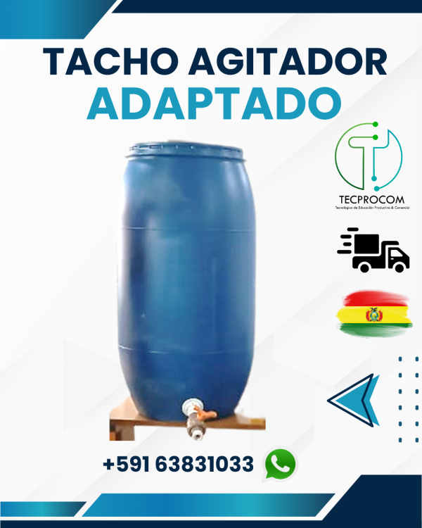 Tacho agitador adaptado