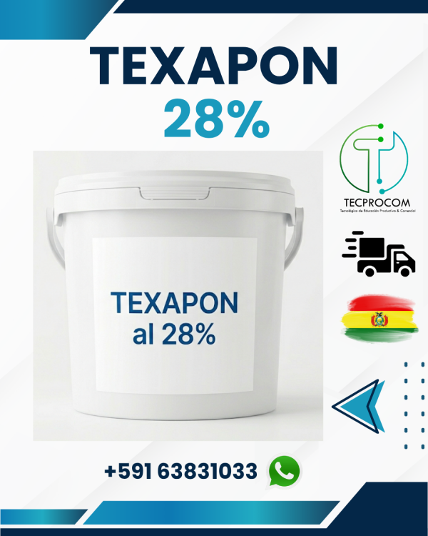Texapon 28% – Agente Espumante y Limpiador Premium