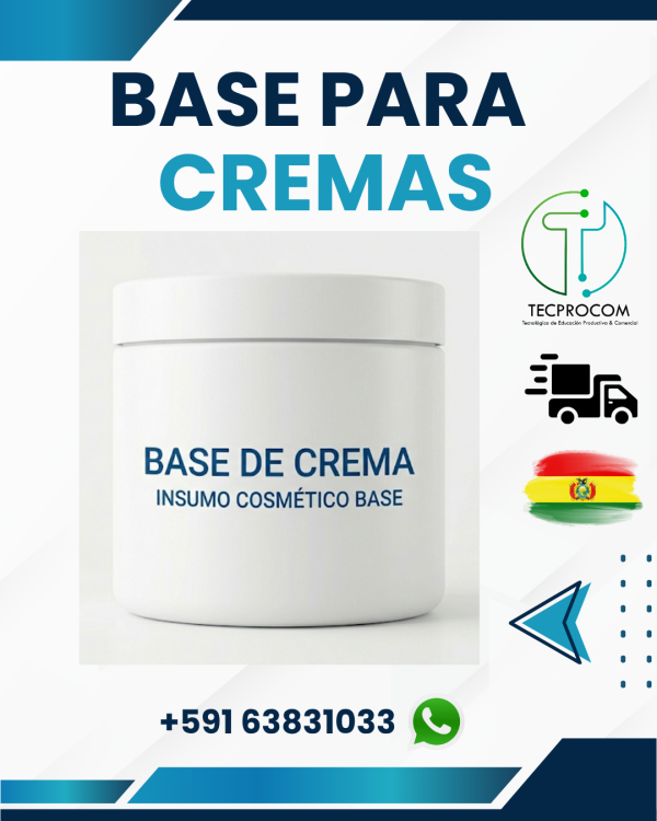 Crema Base – Emulsión Cosmética Lista para Personalizar