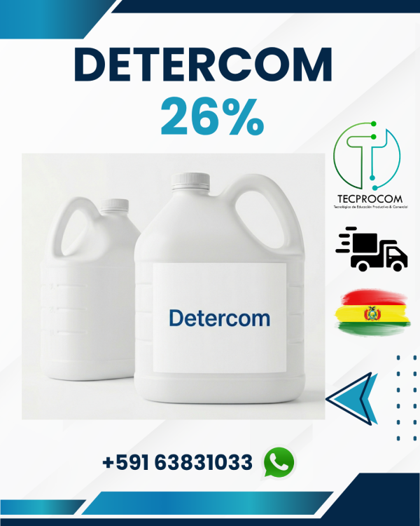 Detercom 26% – Base Tensoactiva de Alta Eficiencia